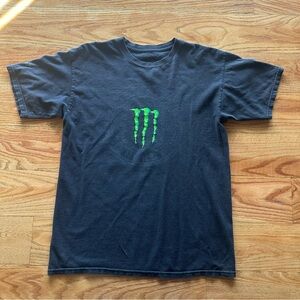 Y2K Monster Energy Black T-Shirt Men’s 
Size Medium